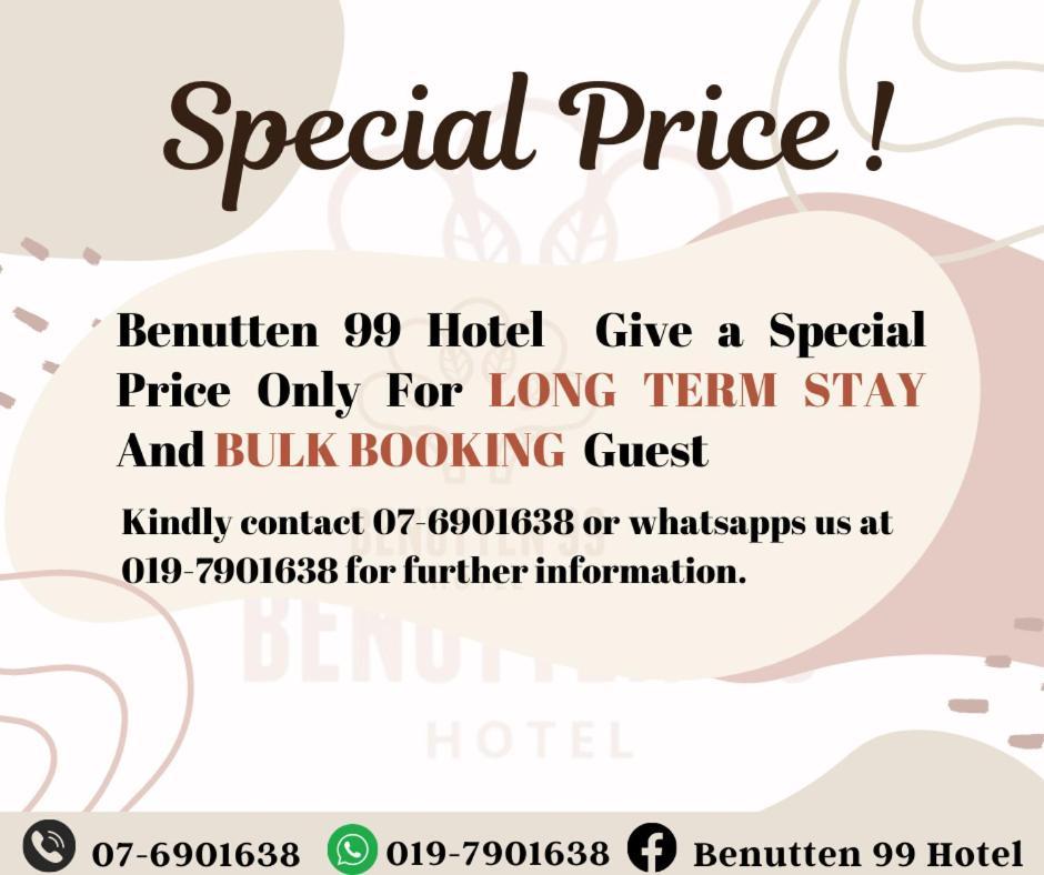 Benutten 99 Hotel Kampong Parit Tengah Esterno foto